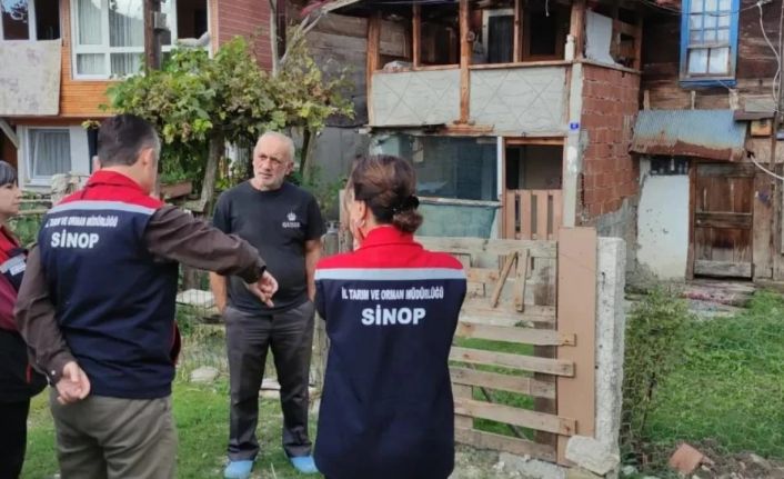 Sinop’ta üreticinin sorunlarına yerinde tespit