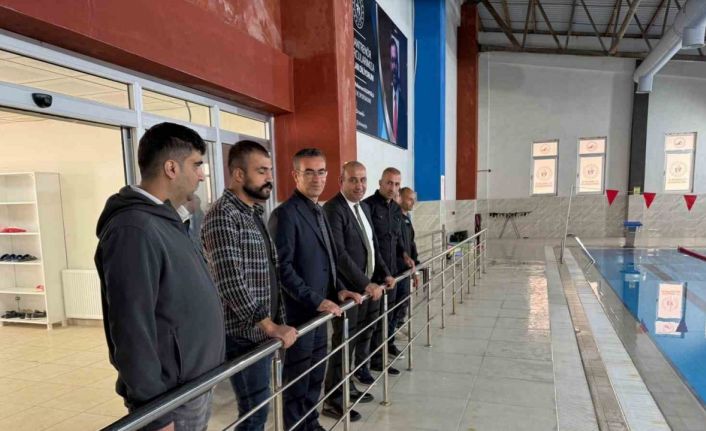 Şırnak Gençlik ve Spor İl Müdürü, Uludere’deki tesislerde incelemelerde bulundu