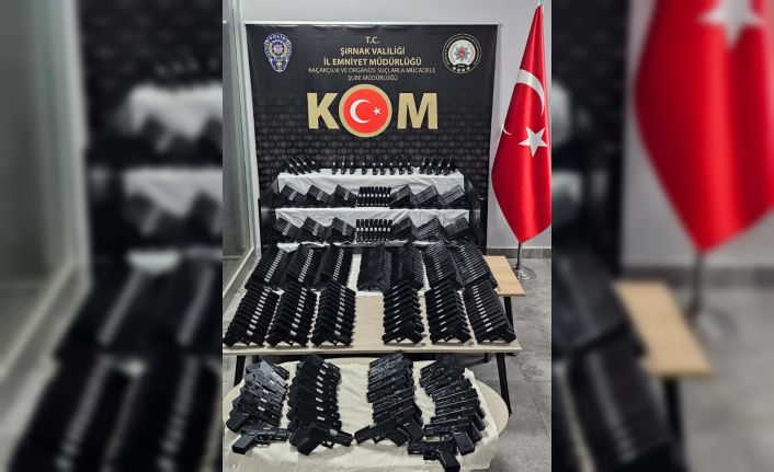 Şırnak’ta 500 tabanca ele geçirildi