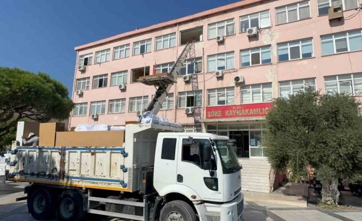 Söke Hükümet Konağı’nda taşınma süreci başladı