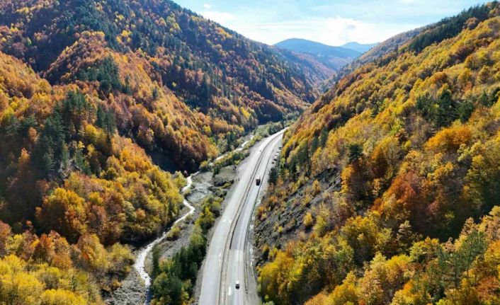 Sonbaharla Kastamonu ormanlarının mest eden buluşması