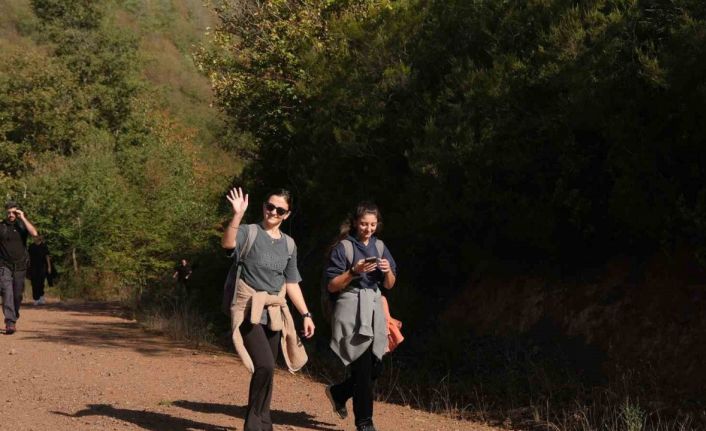 Tabiat aşıklarının Sakarya’daki klasiği sonbaharın muhteşem manzarasında başladı