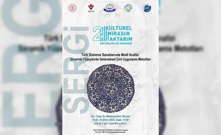 Talas Su Medeniyetleri Galerisi’nde kültürel mirasın izinde eğitimleri