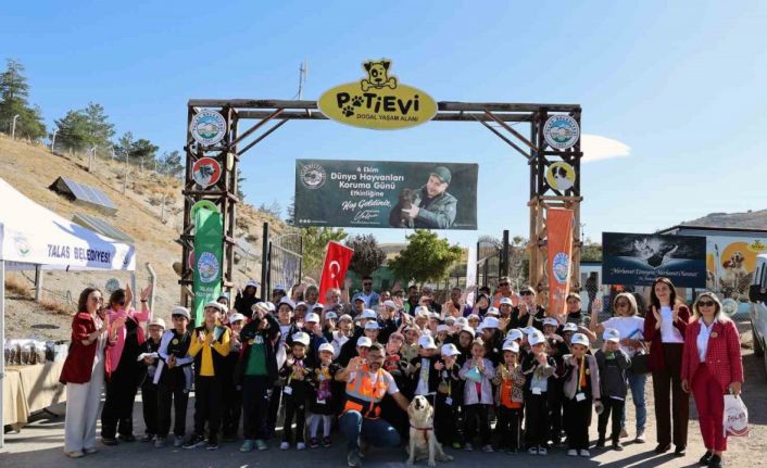 Talas’ta Dünya Hayvanları Koruma Günü renkli etkinliklerle kutlandı