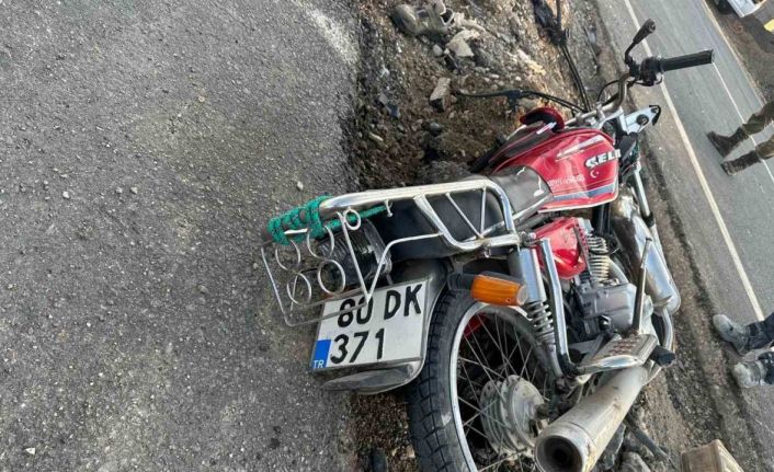 Tankerle çarpışan motosiklet sürücüsü hayatını kaybetti