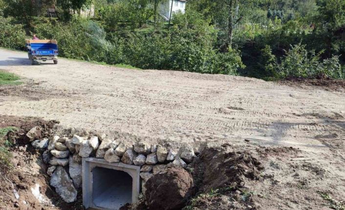 Taşkın  riskine karşı kutu menfez çalışması