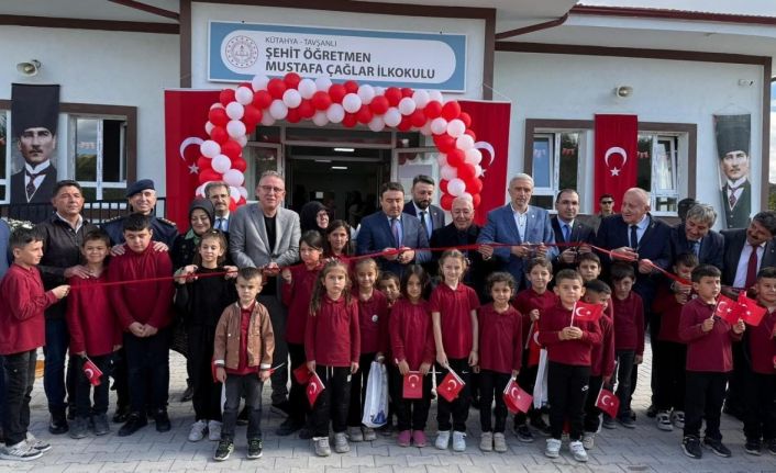 Tavşanlı’da yapımı tamamlanan ilkokul hizmete açıldı