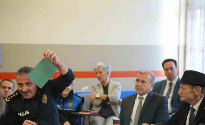 Tekirdağ Emniyeti’nden Aydoğdu’da huzur toplantısı