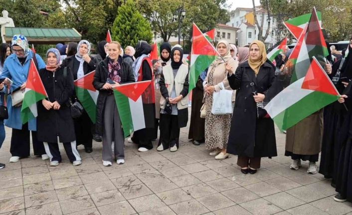 Tekirdağ’da çocuklardan Gazze için resimli destek