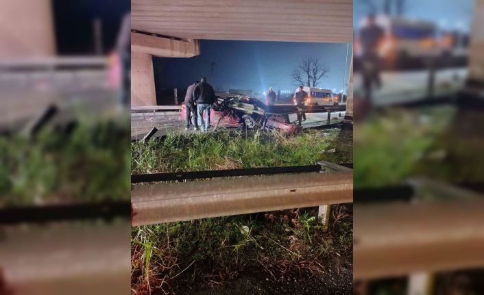 Tekirdağ’da korkunç kazada iki genç hayatını kaybetti