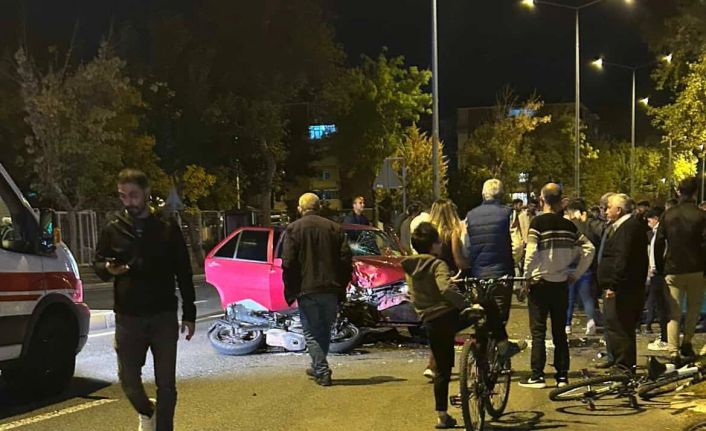 Tekirdağ’da motosiklet kazası