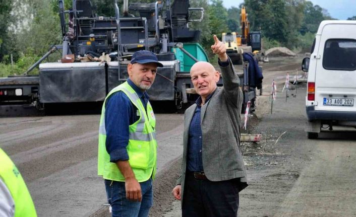 Terme’ye 25 metrelik ana arter