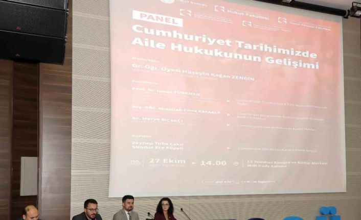 TOGÜ’de Cumhuriyetin 102’nci yılında ’aile hukukunun dönüşümü’ konuşuldu