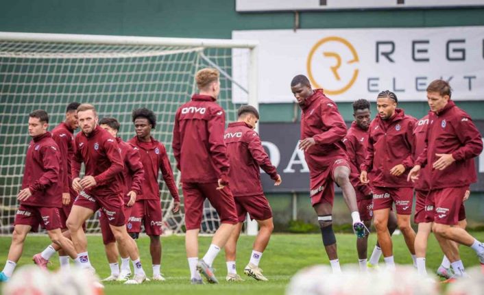 Trabzonspor Çaykur Rizespor maçı hazırlıklarını sürdürdü