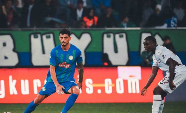 Trendyol Süper Lig: Çaykur Rizespor: 1 - Trabzonspor: 2 (Maç sonucu)