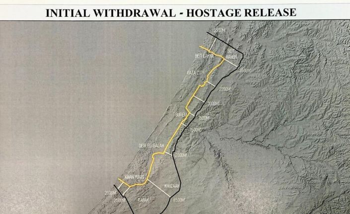 Trump: "İsrail, Gazze’deki ilk geri çekilme hattını kabul etti"