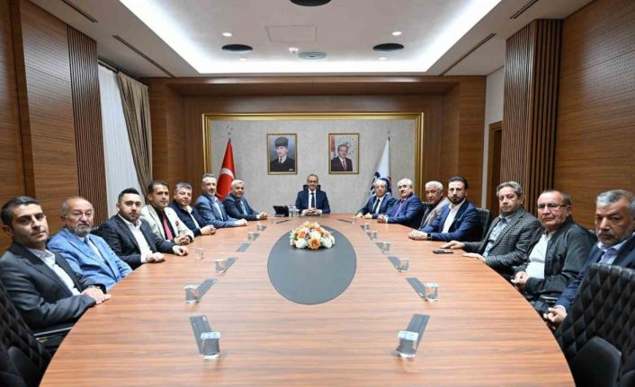 TSO heyeti Vali Seddar Yavuz ile bir araya geldi