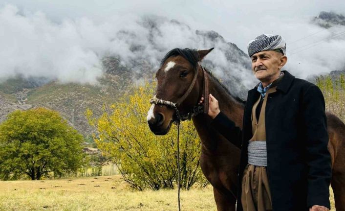 Türkiye-Irak sınırında kartpostallık manzara: Kar ve sonbahar güzelliği bir arada