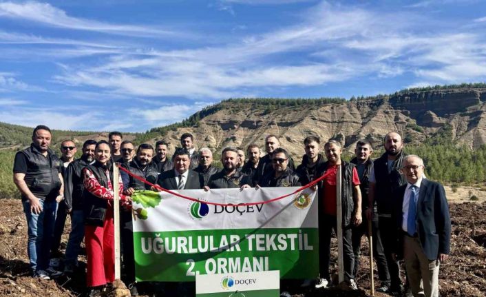 Uğurlular Tekstil 2000 fidanlık 2. Uğurlular Ormanı ile geleceğe nefes verdi