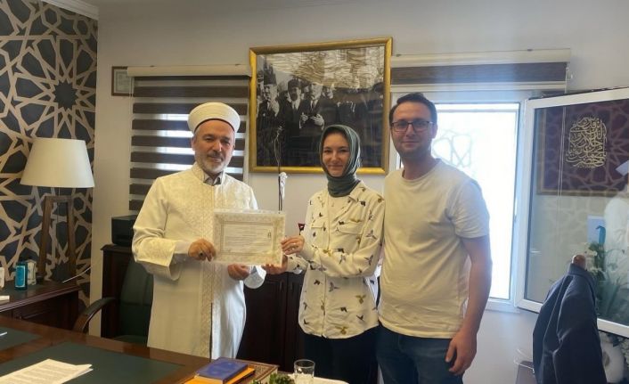 Ukraynalı Khrystyna Bodrum’da müslüman oldu