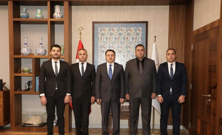 Vali Musa Işın, Asayiş Şube Müdürlüğü ekibini kabul etti