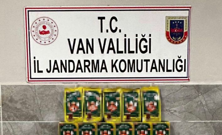 Van’da bin 460 paket kaçak sigara ele geçirildi