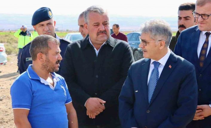 Yangında hayvanlarını kaybeden üreticiye 72 küçükbaş teslim edildi