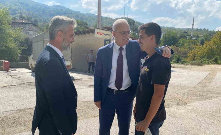 Yığılca’nın spor alanlarını Arslantürk inceledi