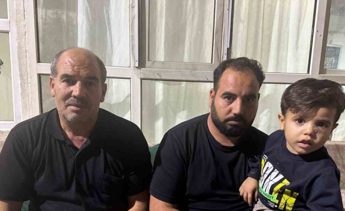 Yorgun merminin isabet ettiği çocuk yaralandı