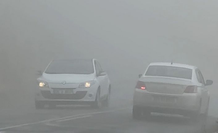 Yüksekova-Şemdinli kara yolunda yoğun sis