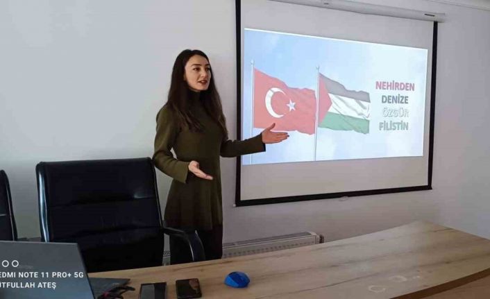 Yükümlüler, işgal altındaki Filistin’i anlatan belgeseli izledi