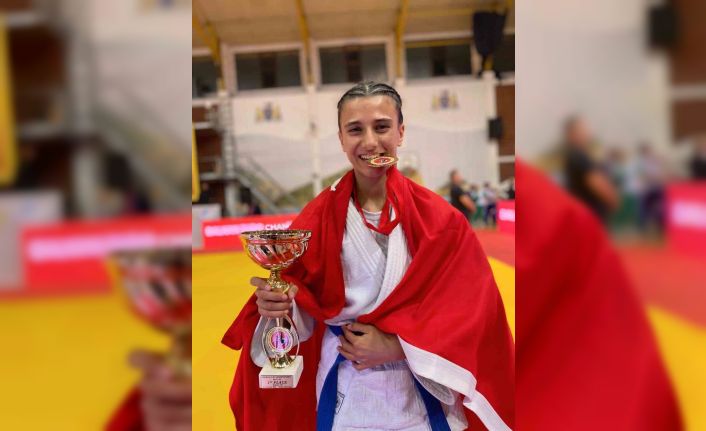 Yunusemreli milli judocu Tekin, Balkan Şampiyonu oldu