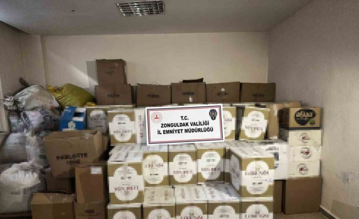 Zonguldak’ta kaçak tütün ve çay operasyonu: 3 gözaltı