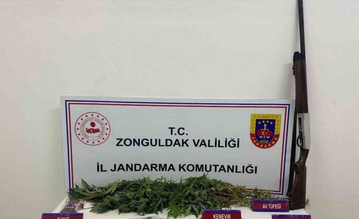 Zonguldak’ta tarihi eser ve uyuşturucu yakalandı