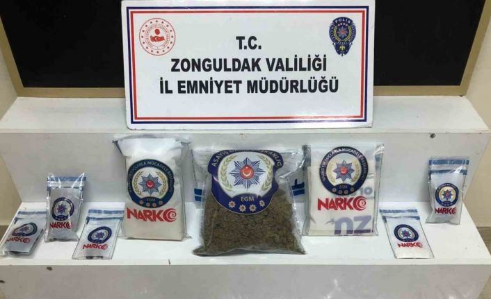 Zonguldak’ta uyuşturucu operasyonunda 2 şüpheli tutuklandı