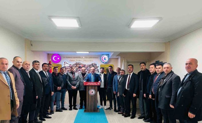 15 Temmuz Demokrasi Şehitleri, Gazileri ve Terör Mağdurları Derneği Genel Başkanı Gündüz: ’’Milli Savunma Bakanı Güler’in yanındayız’’