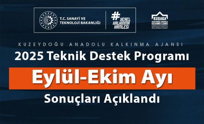 2025 yılı teknik destek programı 5. dönem sonuçları açıklandı