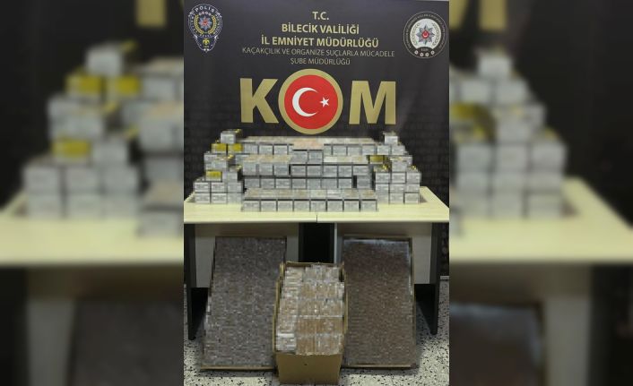 30 bin adet dolu makaron ele geçildi