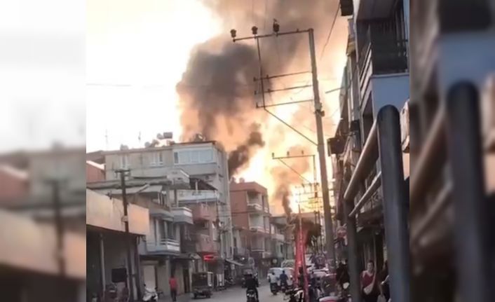 Adana’da tekstil atölyesinde yangın