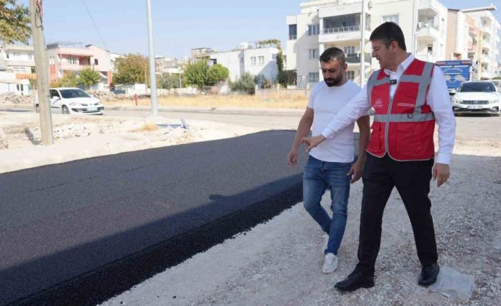 Adıyaman’da, yollar asfaltlanmaya devam ediliyor