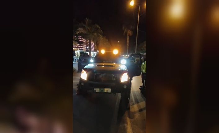 Alanya’da çakarlı araca 276 bin TL ceza