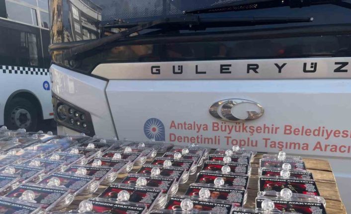 Alanya’da şehitlerin isimleri halk otobüslerinde yaşatılacak