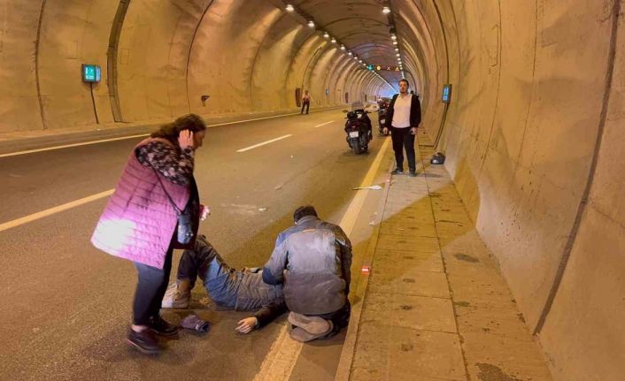Alaplı’da tünelde trafik kazası: 1 yaralı