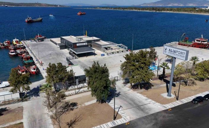 Aliağa’yı Ege adaları ile birbirine bağlayacak olan Aliaport Deniz Yolcu İskelesi hizmete hazır