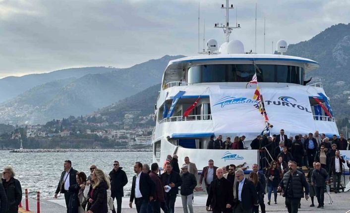 Aliaport’tan Midilli’ye ilk sefer gerçekleşti