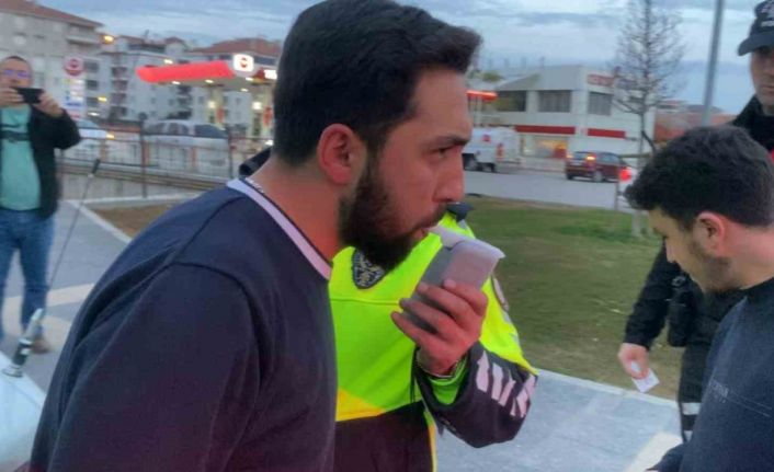 Alkollü sürücü emniyeti alarma geçirdi, ehliyeti daimi iptal edildi