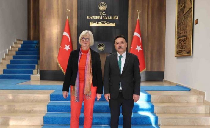 Almanya Federal Cumhuriyeti Büyükelçisi Sorg’dan Vali Çiçek’e ziyaret