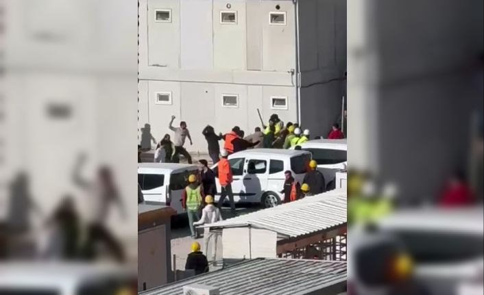 Ankara’da inşaat işçileri arasında taşlı sopalı kavga
