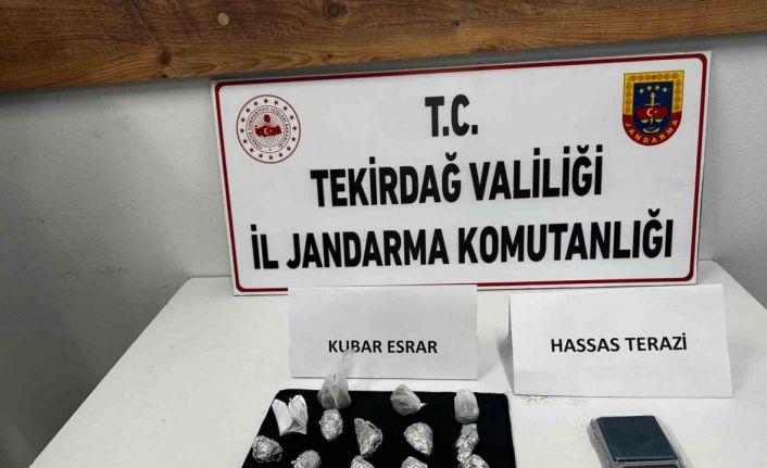 Aranma kaydı bulunan şahsın evinde uyuşturucu madde ele geçirildi