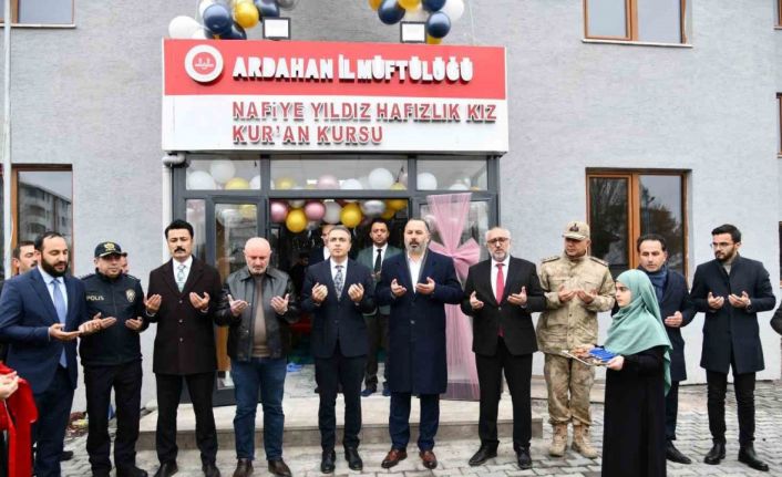 Ardahan’da, Kız Kur’an Kursu’nun açılışı yapıldı
